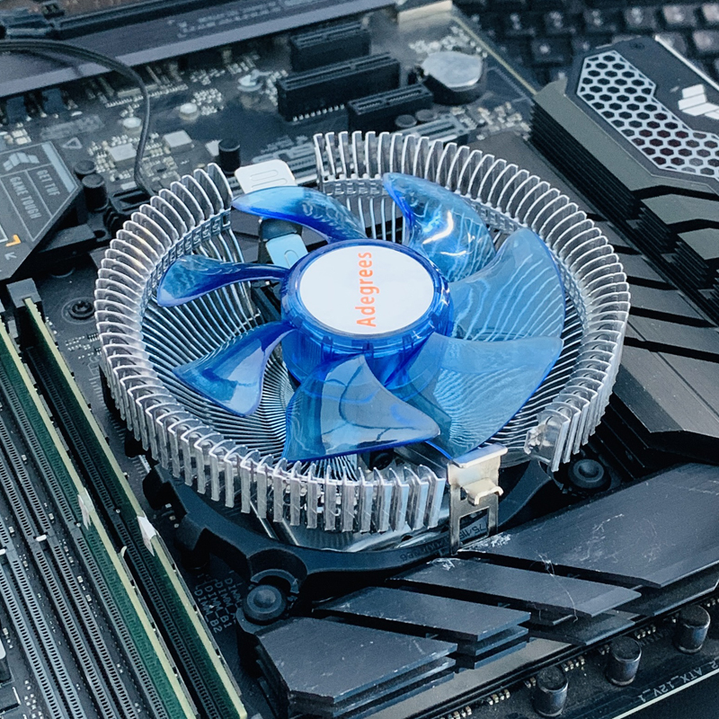 Tablet Accessories Aesthetic - CPU Air Cooler Computer Blue Light
