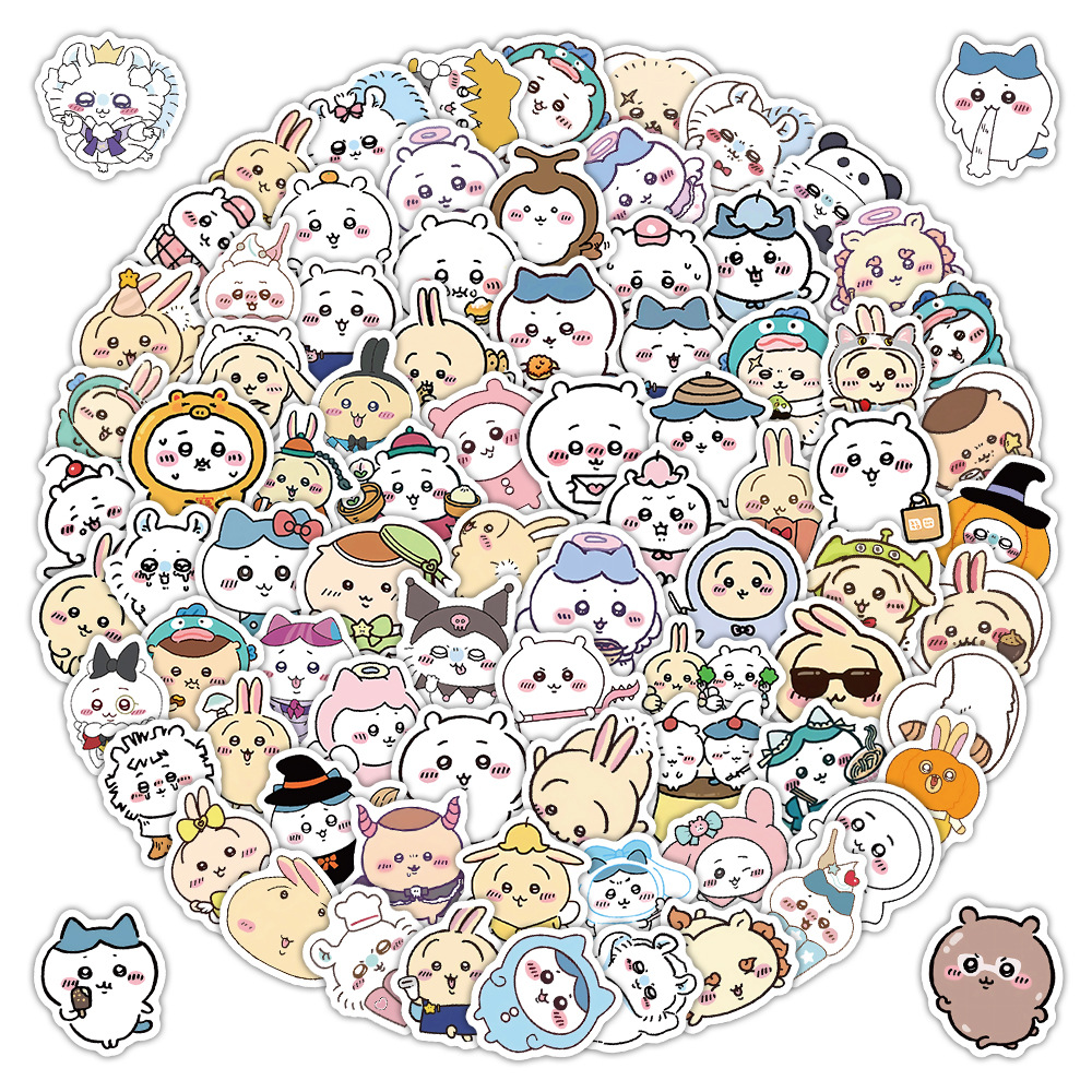 Tablet Accessory - 102 JIYI Cartoon Stickers, Hachiware Usagi