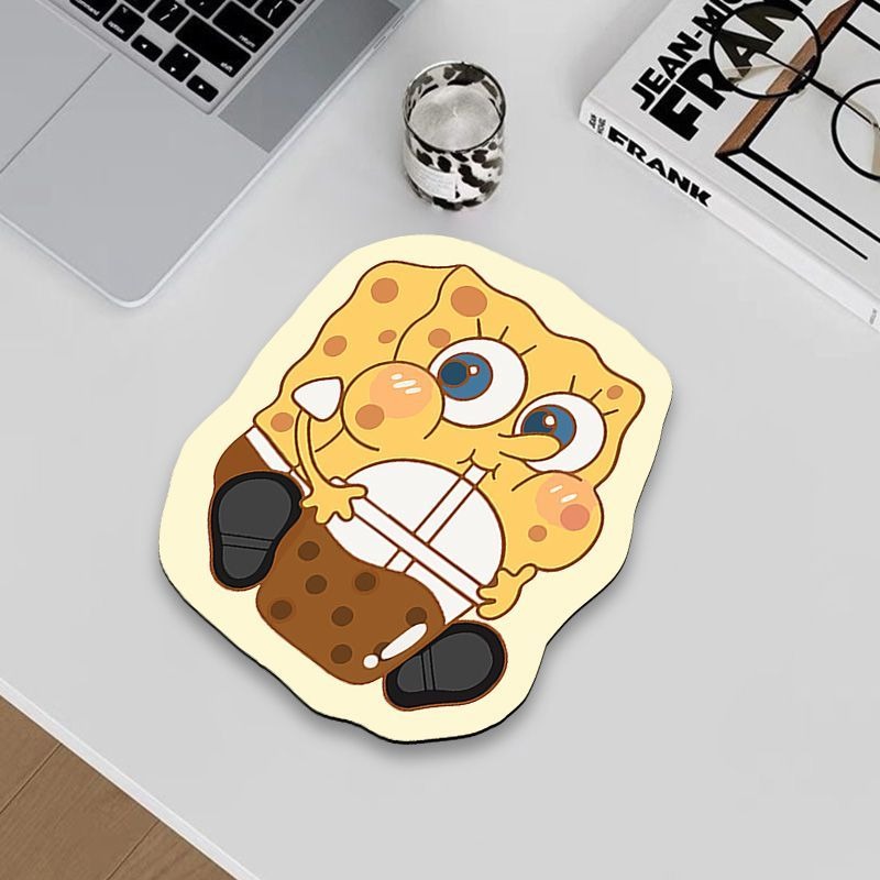 Tablet Accessories Gifts - Cute Cartoon SpongeBo Irregular Mouse Pad