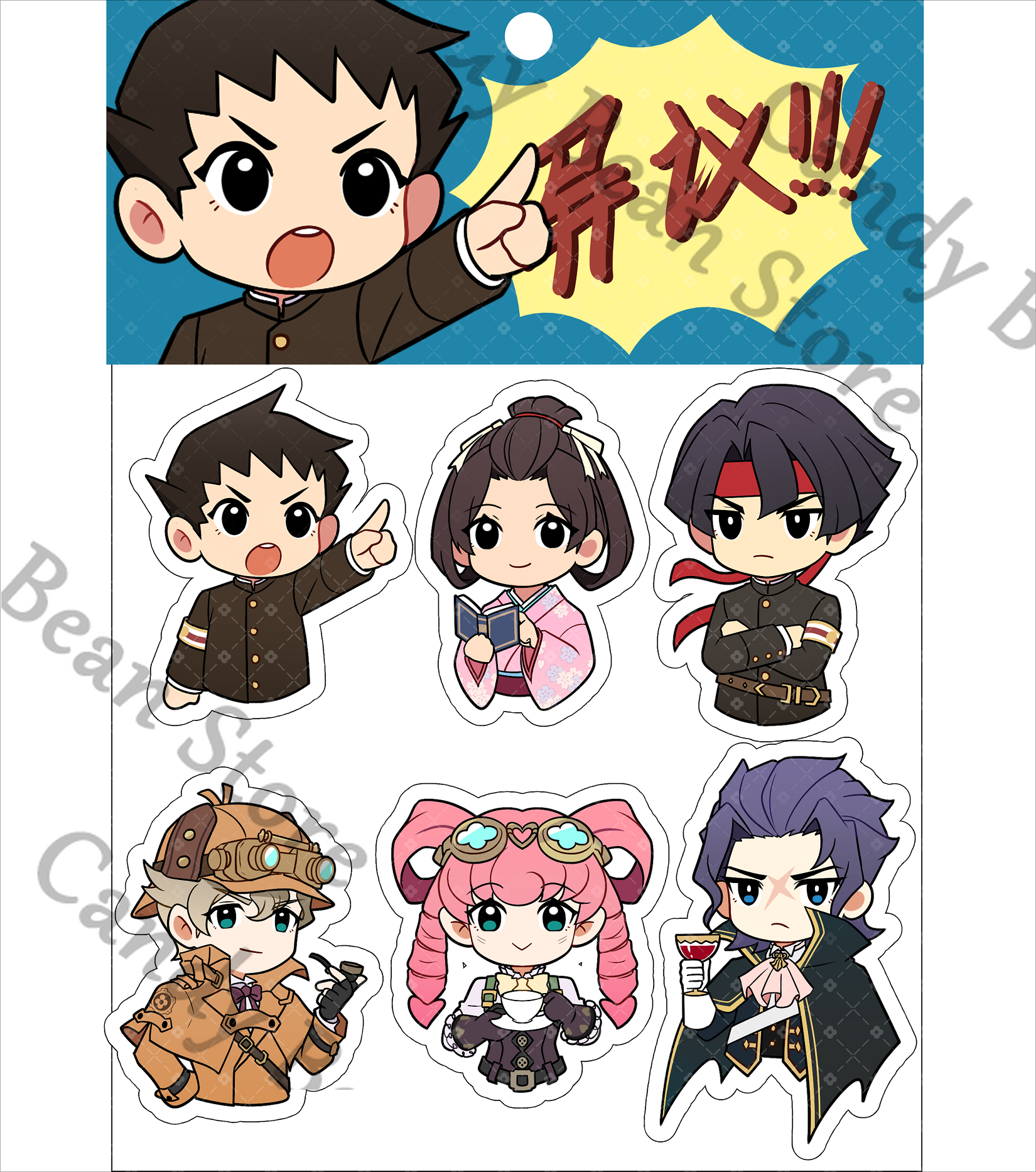 Top Tablet Accessories - Anime Ace Attorney Ryūnosuke Naruhodō Asōgi