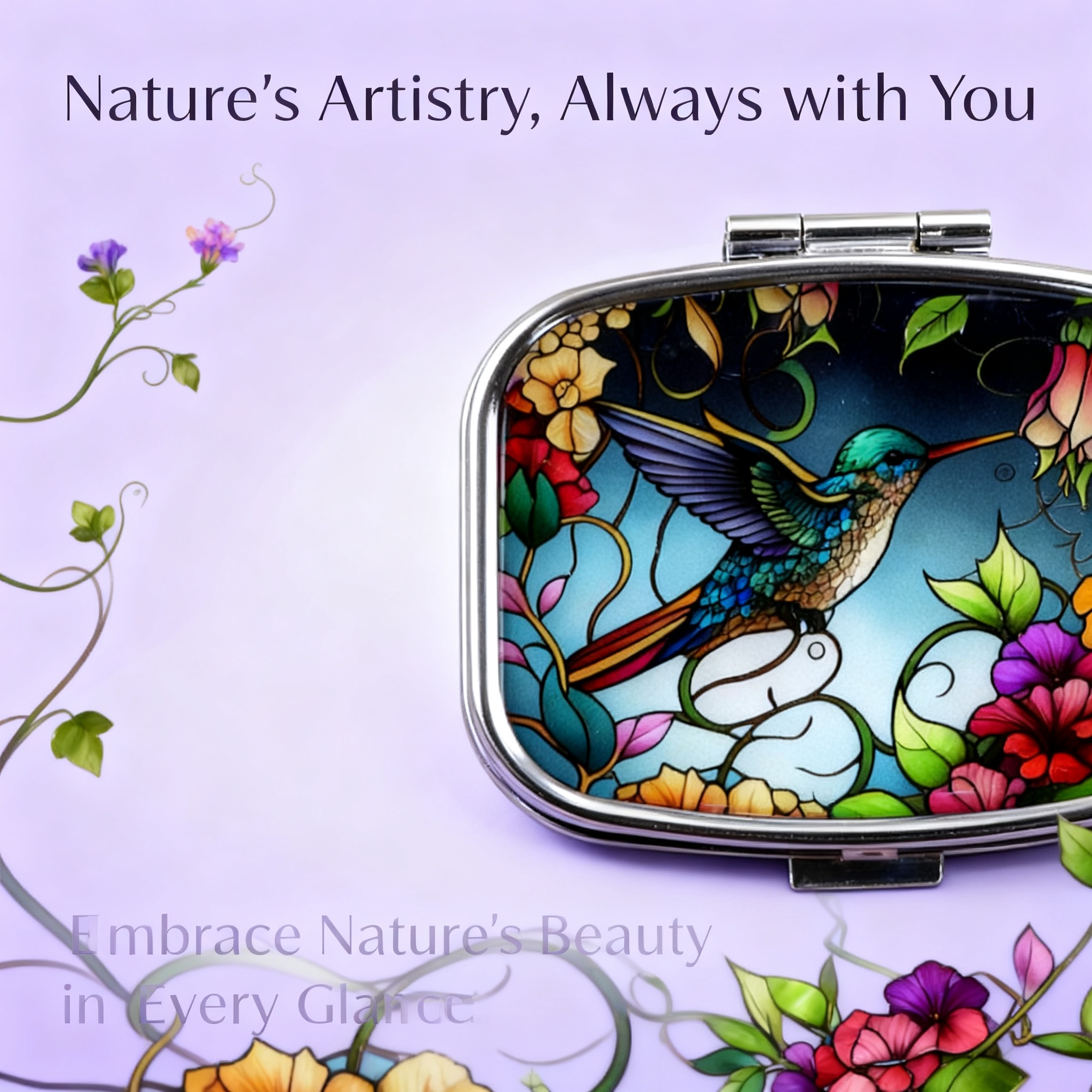 Tablet Accessory - Cute Cartoon Bird Design Portable Mini