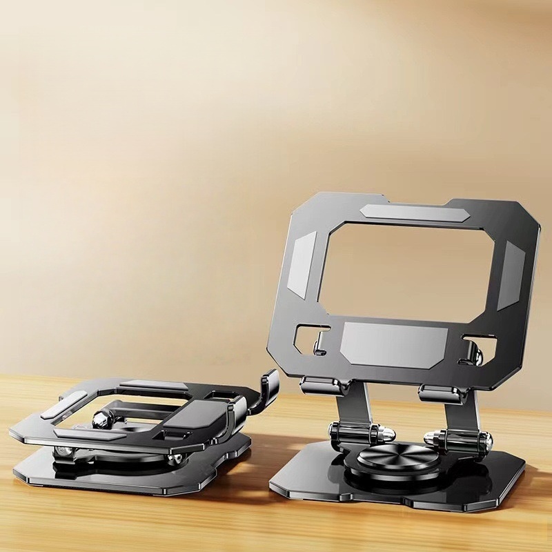 Tablet Accessories For Kids - All-Metal Foldable 360° Rotatable Desktop Stand