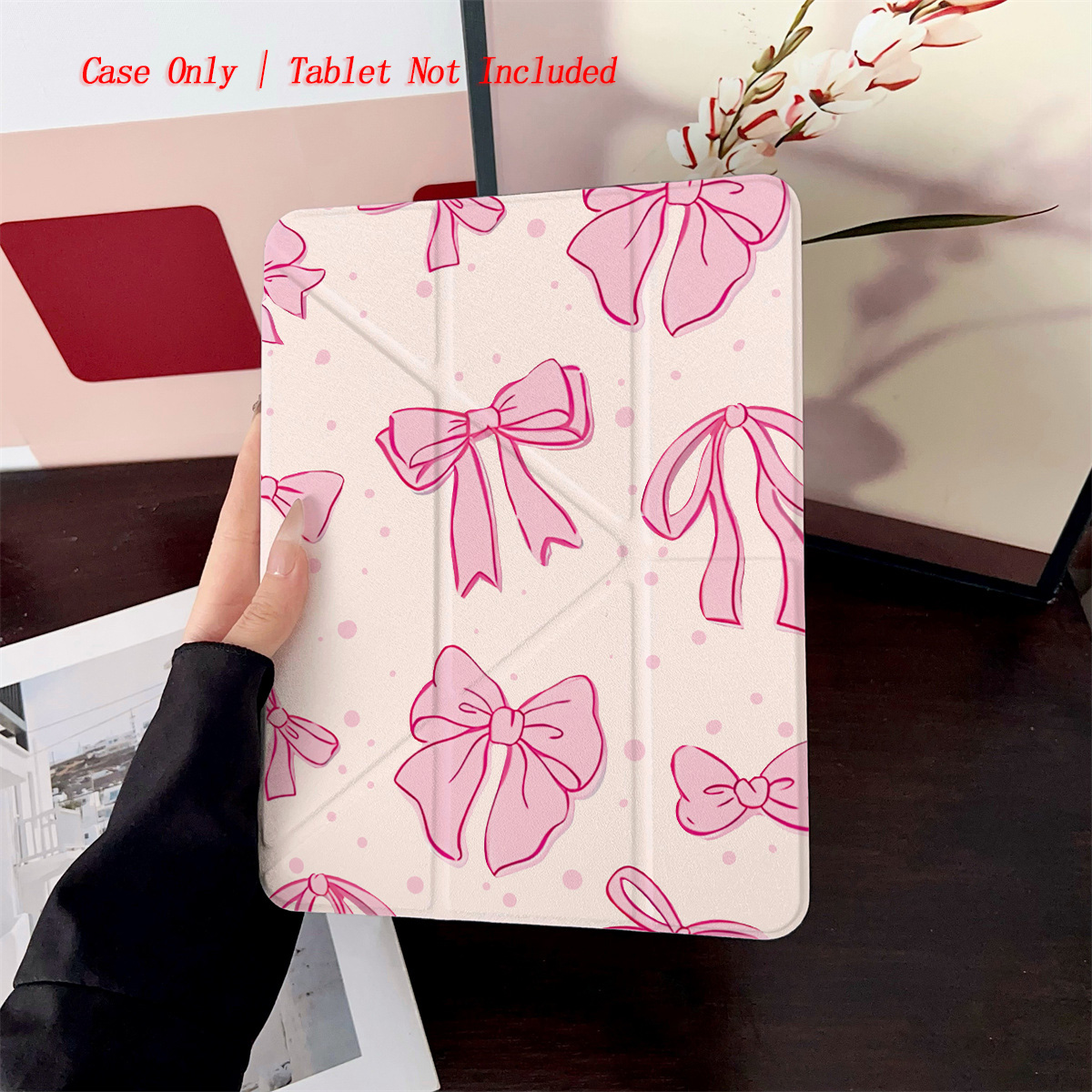Cool Tablet Accessories - Stylish Lovely Y-Fold Acrylic Soft Pink
