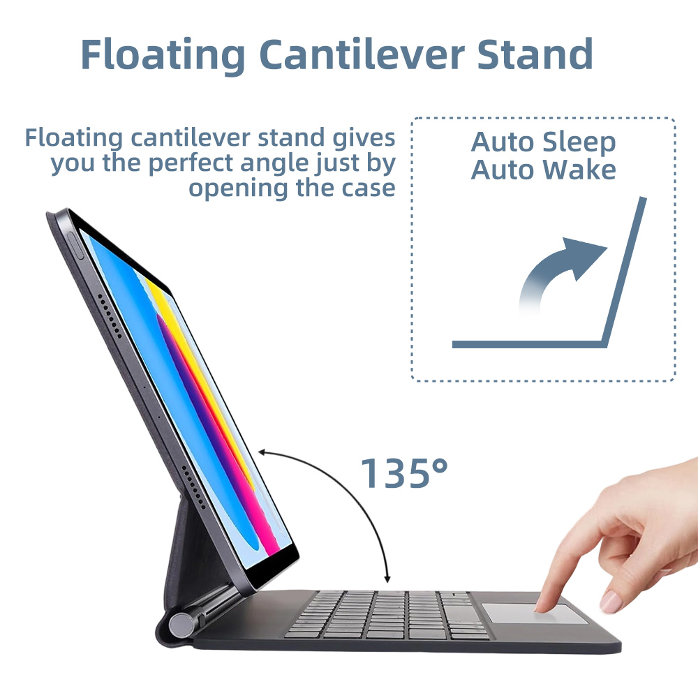 2026 Magic Keyboard with Bluet - Magnetic Case Smart 评论和价格