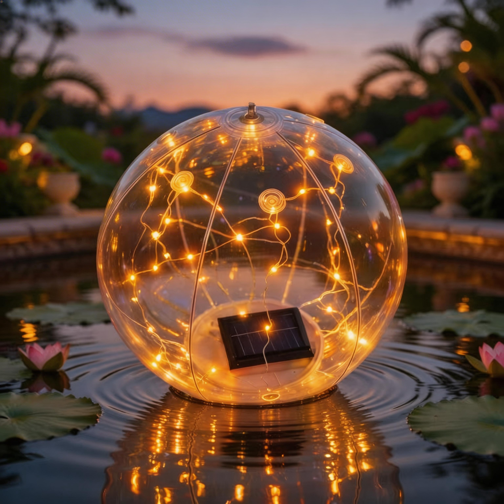 1 pc Solar- Floating Lights wi - Tablet Accessories Aesthetic 评论和价格