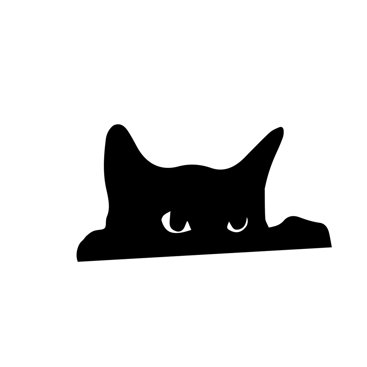 1 Pc Cat looking up Door Toppe - Tablet Accessories Aesthetic 评论和价格