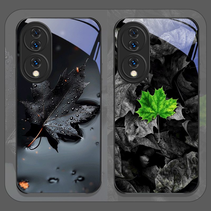 Stylish Cool Black Maple Leaf  - Honor Tablet Accessories 评论和价格