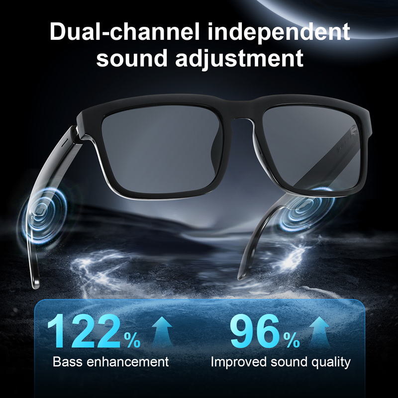 Smart Bluetooth Audio Glasses  - Magnetic Case Smart 评论和价格