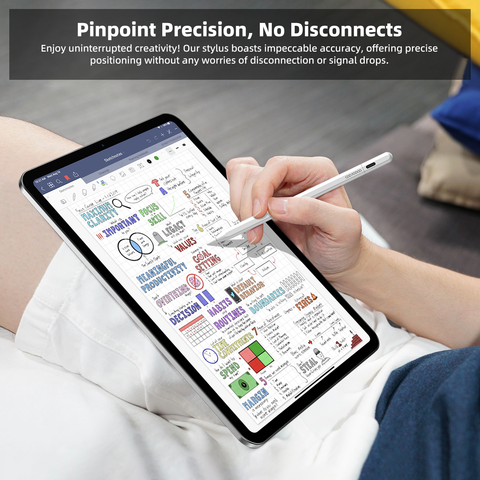 GOOJODOQ GD14 Stylus Pen For A - Tablet Accessories For Kids 评论和价格