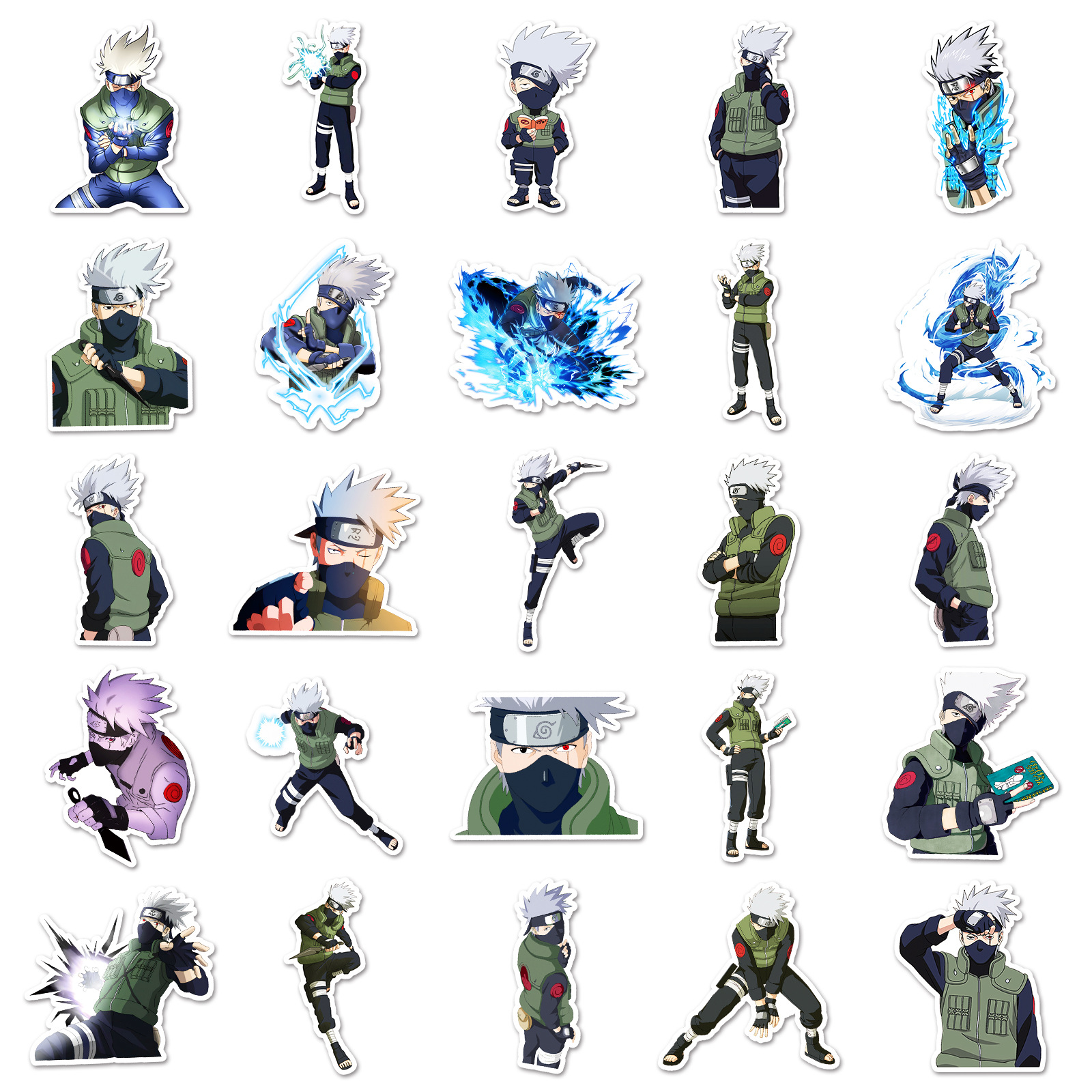 50pcs Anime Naruto Hatake Kaka - Tablet Accessory 评论和价格