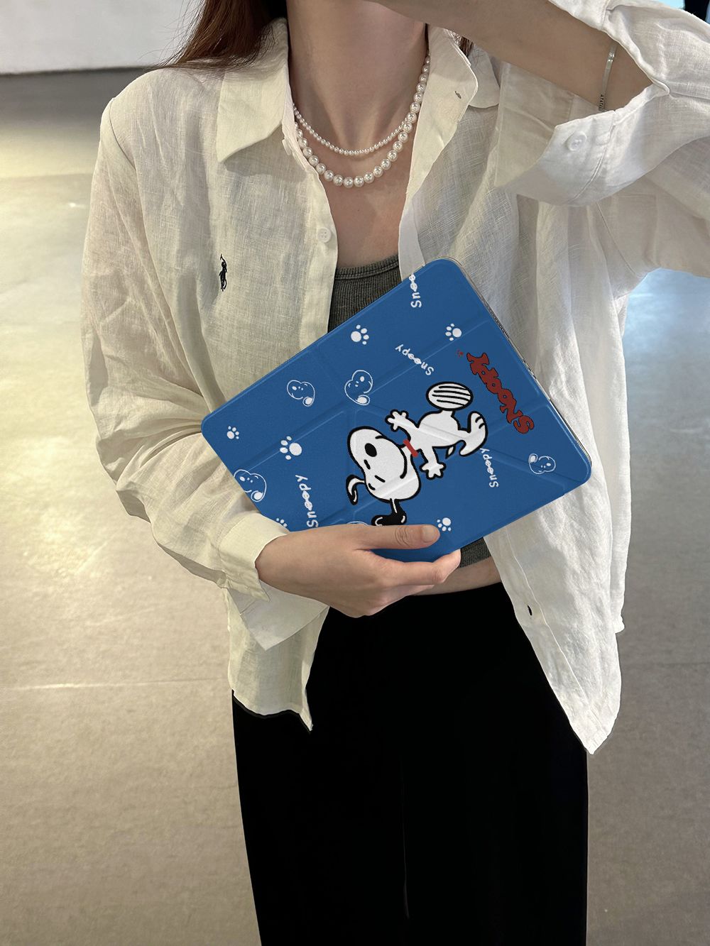 Y Fold Simple Snoopy Case For  - Cool Tablet Accessories 评论和价格