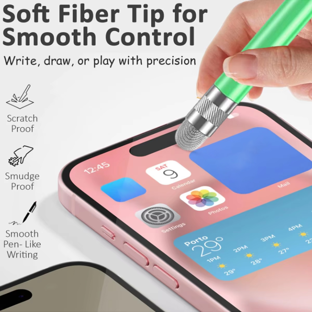 Graduated Color Silver Fiber T - Tablet Pencil Accessories 评论和价格