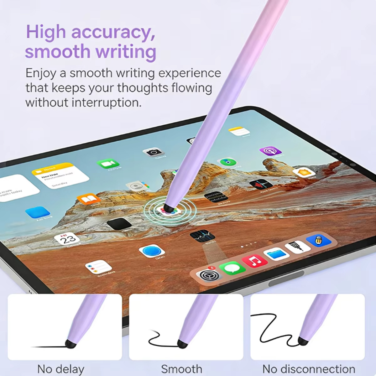 Graduated Color Silver Fiber T - Tablet Pencil Accessories 评论和价格