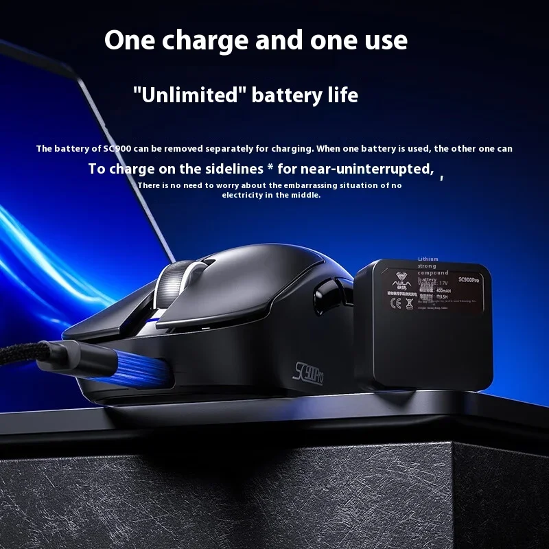 AULA SC900 Mouse Mouse Paw3950 - Tablet Accessories Aesthetic 评论和价格