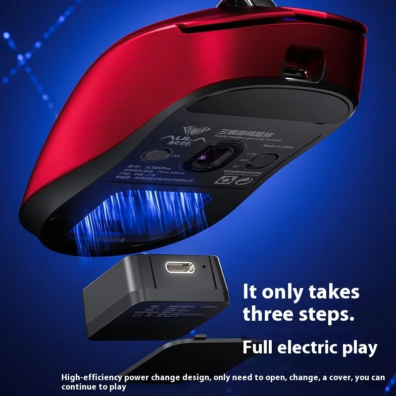 AULA SC900 Mouse Mouse Paw3950 - Tablet Accessories Aesthetic 评论和价格