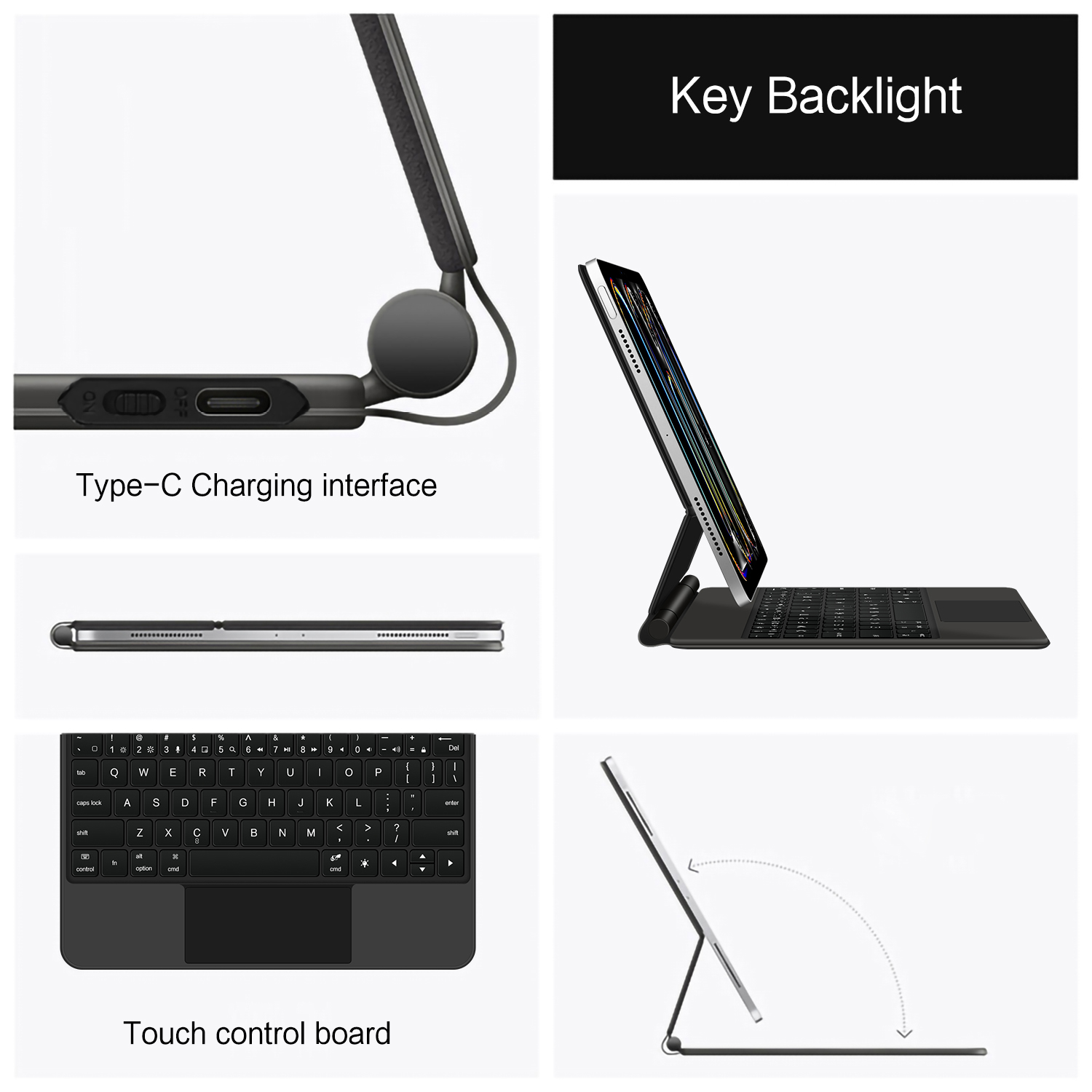 AJIUYU Magnetic Magic Keyboard - Magnetic Case Smart 评论和价格