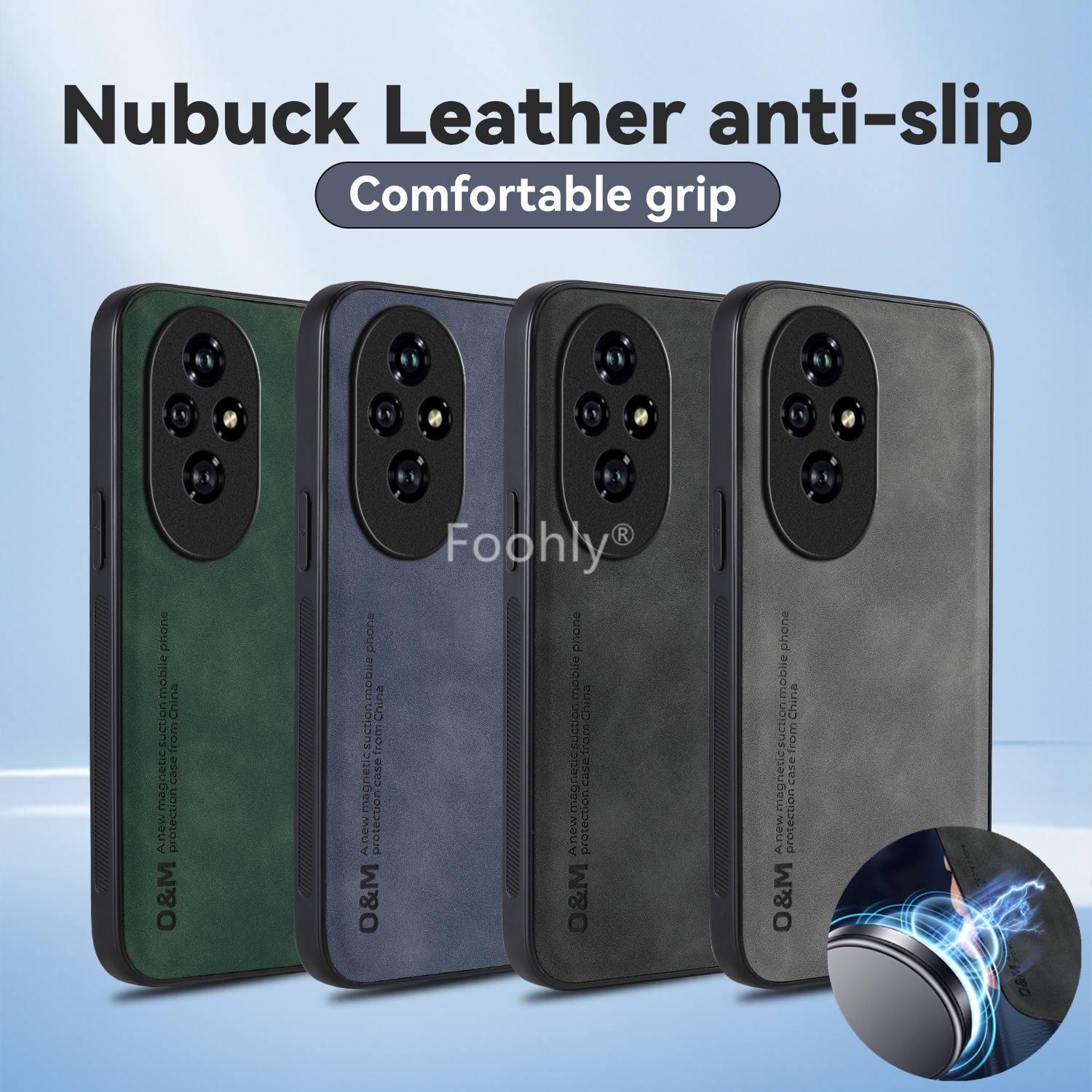 Nubuck Leather Shockproof Magn - Magnetic Case Smart 评论和价格