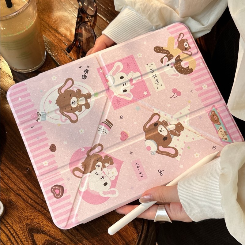 Cute Rabbit Tablet Case For iP - Cool Tablet Accessories 评论和价格