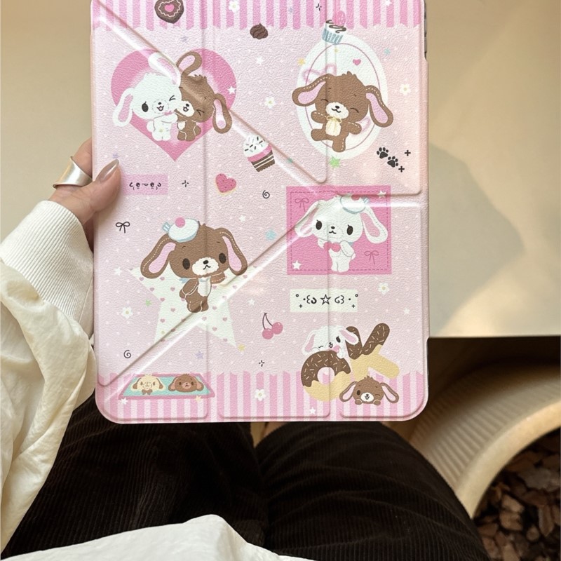 Cute Rabbit Tablet Case For iP - Cool Tablet Accessories 评论和价格