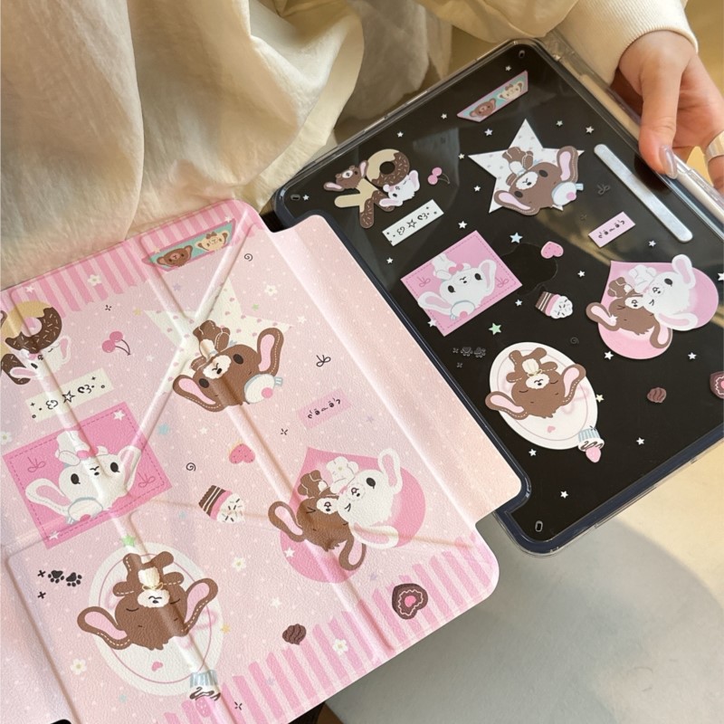 Cute Rabbit Tablet Case For iP - Cool Tablet Accessories 评论和价格