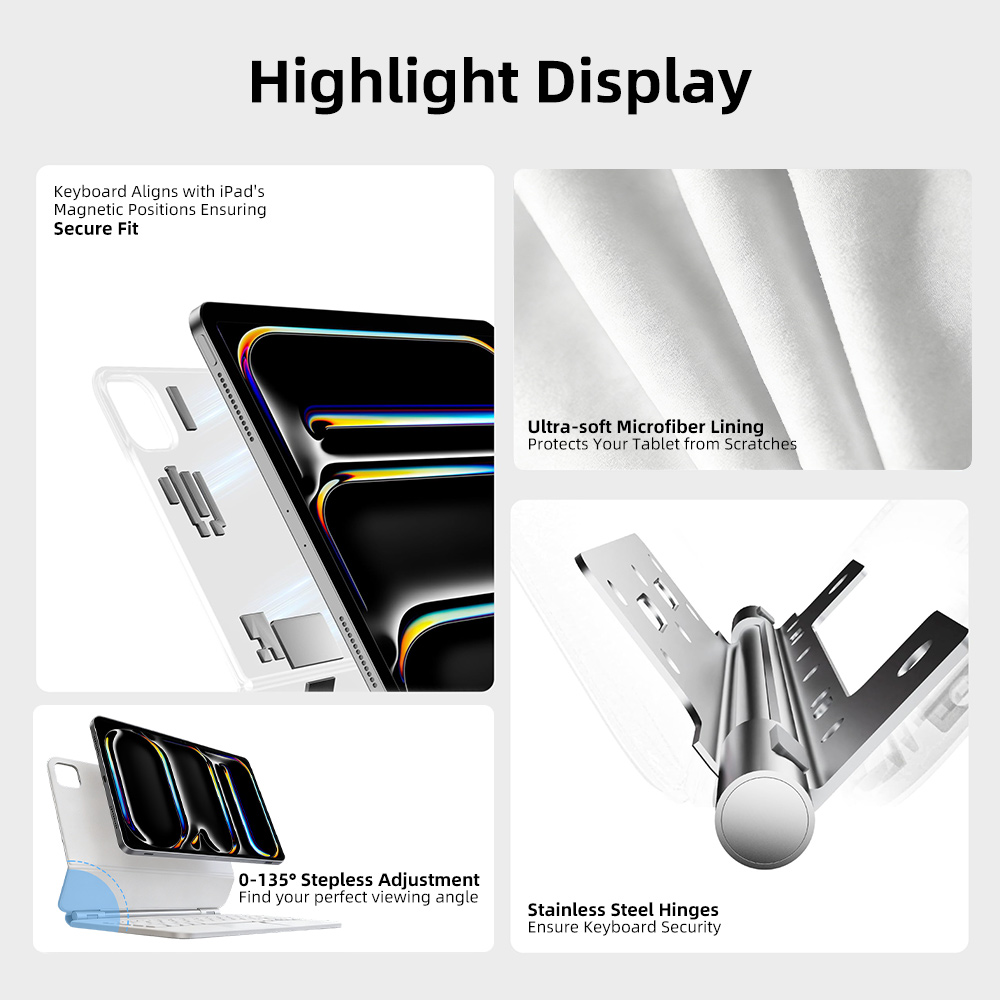 New Magic Wireless Keyboard fo - Magnetic Case Smart 评论和价格