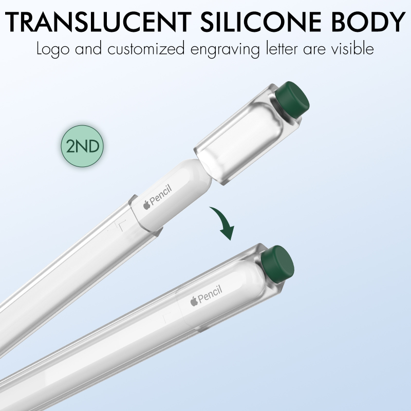Jelly Color Translucent Silico - Tablet Pencil Accessories 评论和价格