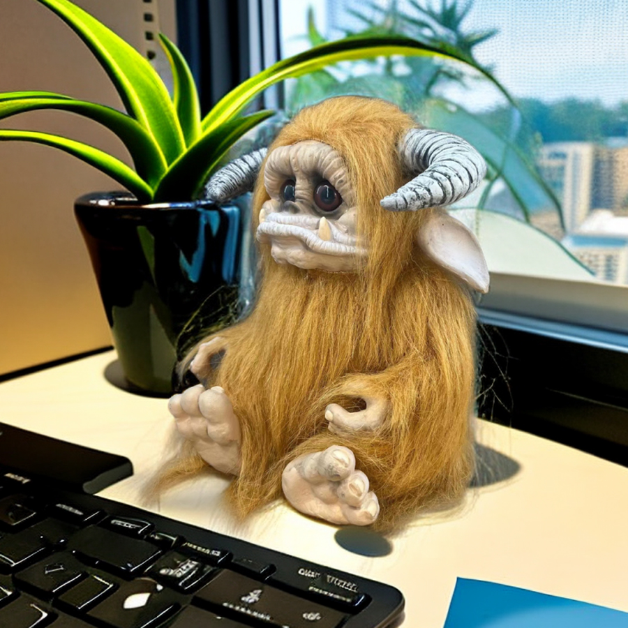 1 PC Brown Furry Large-Mouth M - Tablet Accessories Aesthetic 评论和价格