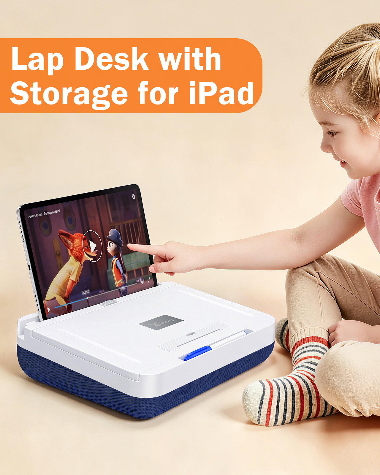 Eary Kids Lap Desk with Storag - Tablet Lap Desk 评论和价格