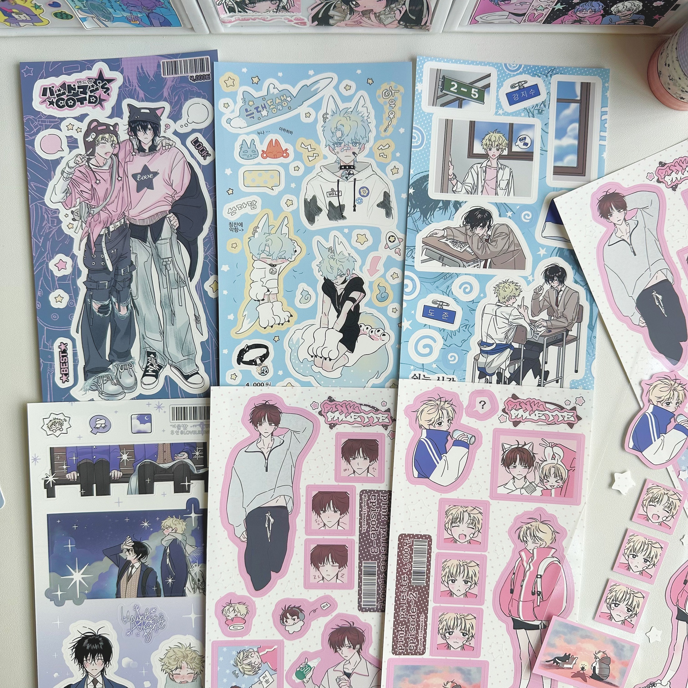 1/6PCS Cute Cartoon Anime Cool - Cool Tablet Accessories 评论和价格