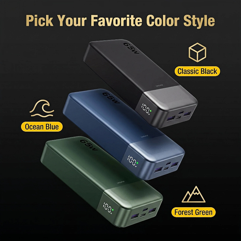 JUOVI 20000mAh Power Bank 65W  - Tablet Accessories Samsung 评论和价格