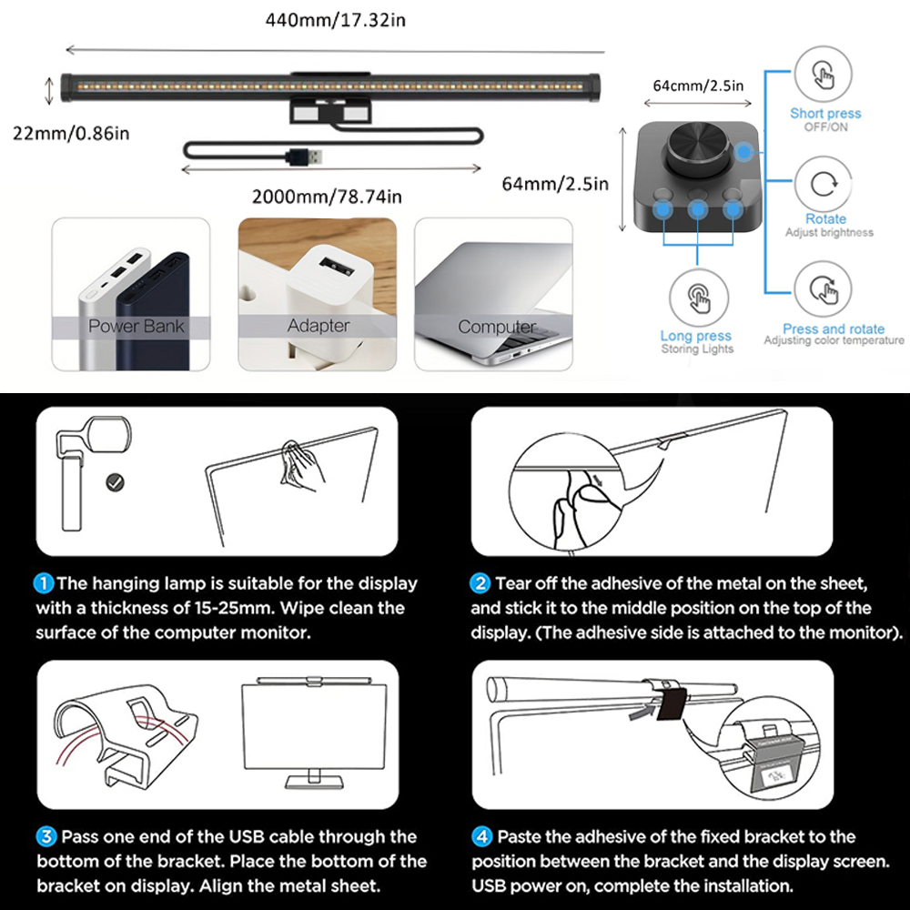 LED Eye-Care Desk Lamp Led Mon - Tablet Lap Desk 评论和价格