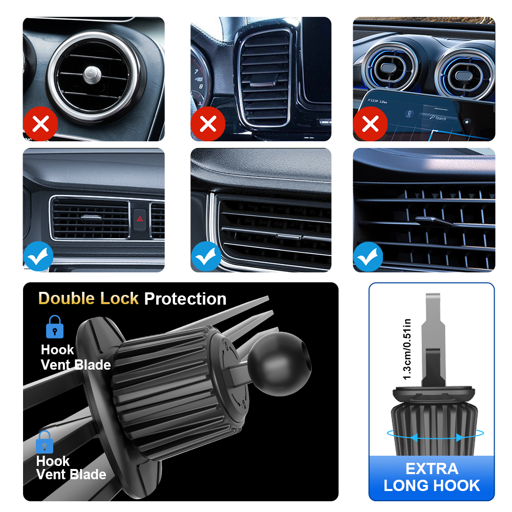 Universal Car Air Vent Tablet  - Tablet Accessories Samsung 评论和价格